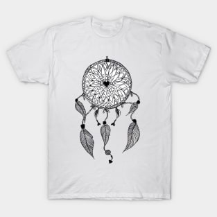 Black and white dream catcher T-Shirt